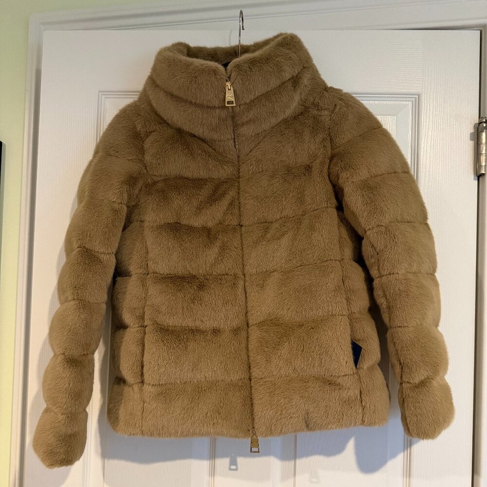 Herno Tan Fur Jacket